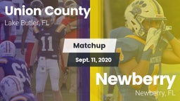 Matchup: Union County High vs. Newberry  2020