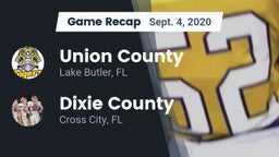 Recap: Union County  vs. Dixie County  2020