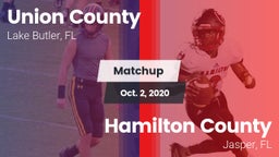 Matchup: Union County High vs. Hamilton County  2020