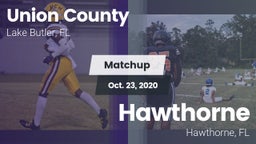 Matchup: Union County High vs. Hawthorne  2020