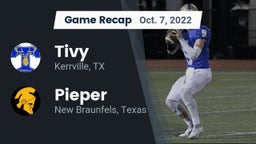 Recap: Tivy  vs. Pieper  2022