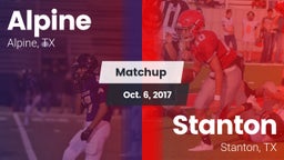 Matchup: Alpine  vs. Stanton  2017