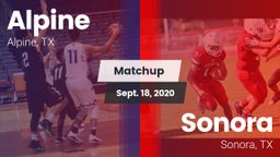 Matchup: Alpine  vs. Sonora  2020