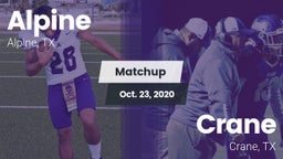 Matchup: Alpine  vs. Crane  2020