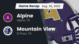 Recap: Alpine  vs. Mountain View  2022