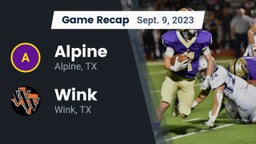 Recap: Alpine  vs. Wink  2023