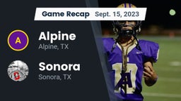 Recap: Alpine  vs. Sonora  2023
