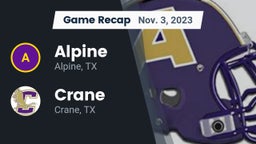 Recap: Alpine  vs. Crane  2023