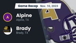 Recap: Alpine  vs. Brady  2023