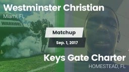 Matchup: Westminster vs. Keys Gate Charter 2017