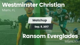 Matchup: Westminster vs. Ransom Everglades  2017