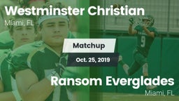 Matchup: Westminster vs. Ransom Everglades  2019