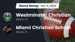 Recap: Westminster Christian  vs. Miami Christian School 2020