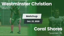 Matchup: Westminster vs. Coral Shores  2020