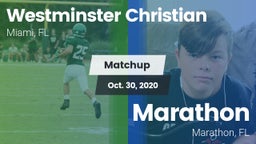 Matchup: Westminster vs. Marathon  2020