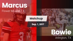 Matchup: Marcus  vs. Bowie  2017