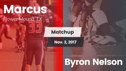 Matchup: Marcus  vs. Byron Nelson  2017