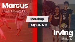 Matchup: Marcus  vs. Irving  2018