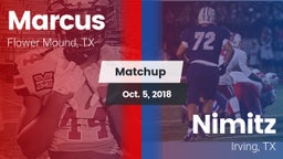 Matchup: Marcus  vs. Nimitz  2018