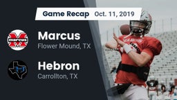 Recap: Marcus  vs. Hebron  2019