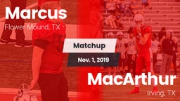 Matchup: Marcus  vs. MacArthur  2019
