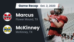 Recap: Marcus  vs. McKinney  2020