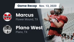Recap: Marcus  vs. Plano West  2020
