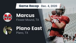 Recap: Marcus  vs. Plano East  2020