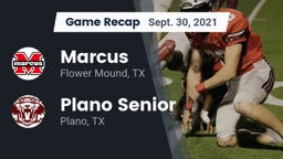 Recap: Marcus  vs. Plano Senior  2021