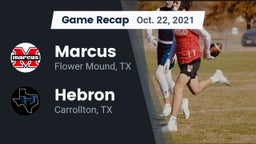 Recap: Marcus  vs. Hebron  2021