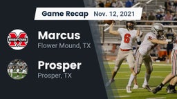 Recap: Marcus  vs. Prosper  2021