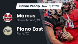 Recap: Marcus  vs. Plano East  2023