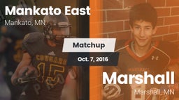 Matchup: Mankato East High vs. Marshall  2016