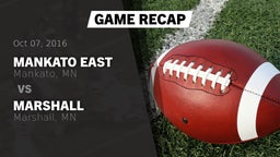 Recap: Mankato East  vs. Marshall  2016