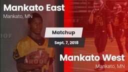 Matchup: Mankato East High vs. Mankato West  2018