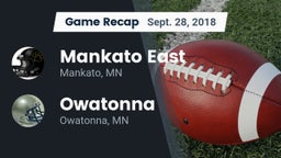 Recap: Mankato East  vs. Owatonna  2018