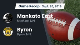 Recap: Mankato East  vs. Byron  2019