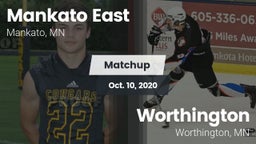 Matchup: Mankato East High vs. Worthington  2020