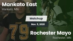 Matchup: Mankato East High vs. Rochester Mayo  2020