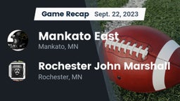 Recap: Mankato East  vs. Rochester John Marshall  2023