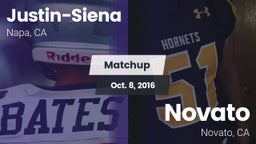 Matchup: Justin-Siena High vs. Novato  2016