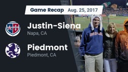 Recap: Justin-Siena  vs. Piedmont  2017