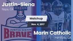 Matchup: Justin-Siena High vs. Marin Catholic  2017
