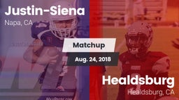 Matchup: Justin-Siena High vs. Healdsburg  2018