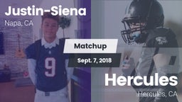 Matchup: Justin-Siena High vs. Hercules  2018