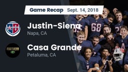 Recap: Justin-Siena  vs. Casa Grande  2018