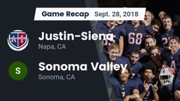 Recap: Justin-Siena  vs. Sonoma Valley  2018