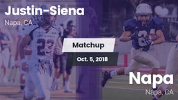 Matchup: Justin-Siena High vs. Napa  2018