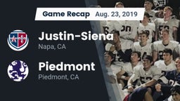 Recap: Justin-Siena  vs. Piedmont  2019