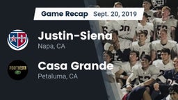 Recap: Justin-Siena  vs. Casa Grande  2019